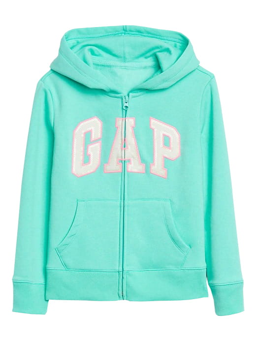 GAP kids Bluza z kapturem rozpinana Logo XL 12 lat