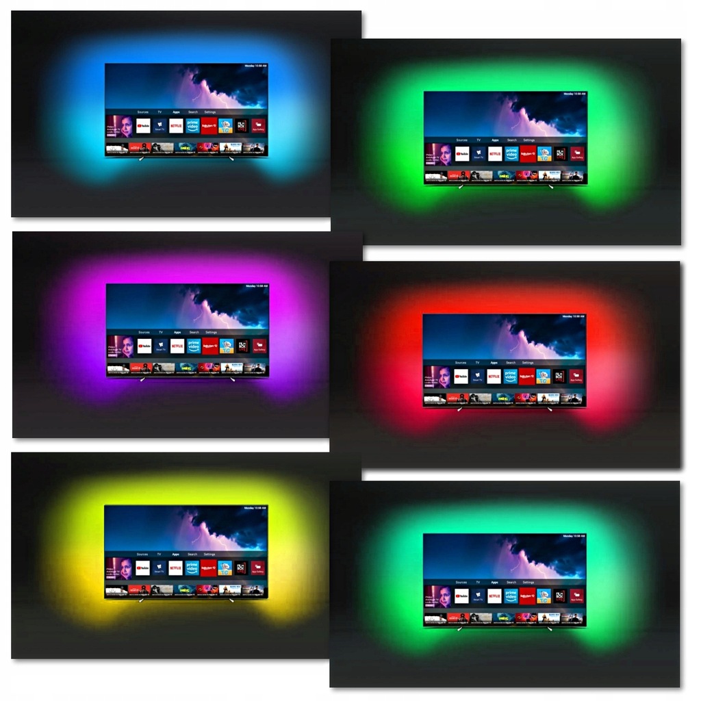 Купить RGB СВЕТОДИОДНАЯ ЛЕНТА USB С ДИСТАНЦИОННОЙ ПОДСВЕТКОЙ 1м: отзывы, фото, характеристики в интерне-магазине Aredi.ru