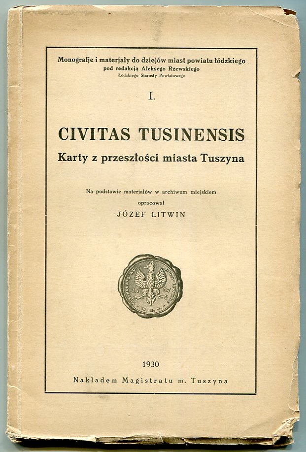 TUSZYN :: historia - przeszłość miasta : 1930 rok
