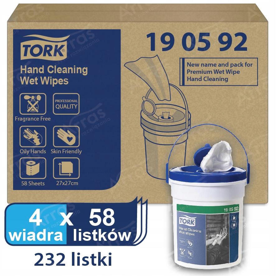 Tork W14 czyściwo Handy nasączane do rąk 190592