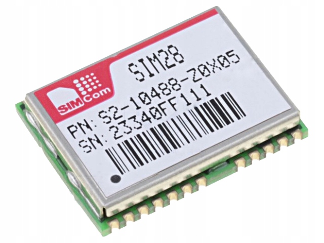 SIM28 MODUŁ GPS -165dBm 2.8-4.3VDC 9600bps