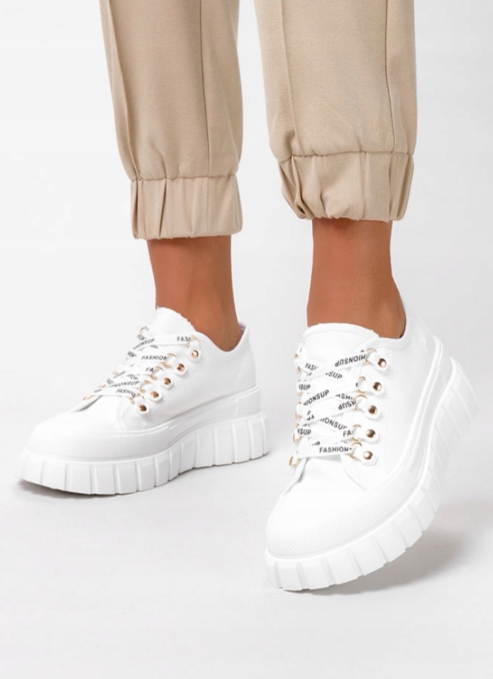 Купить Хит модных криперов, белые кроссовки 39 размера.: отзывы, фото, характеристики в интерне-магазине Aredi.ru