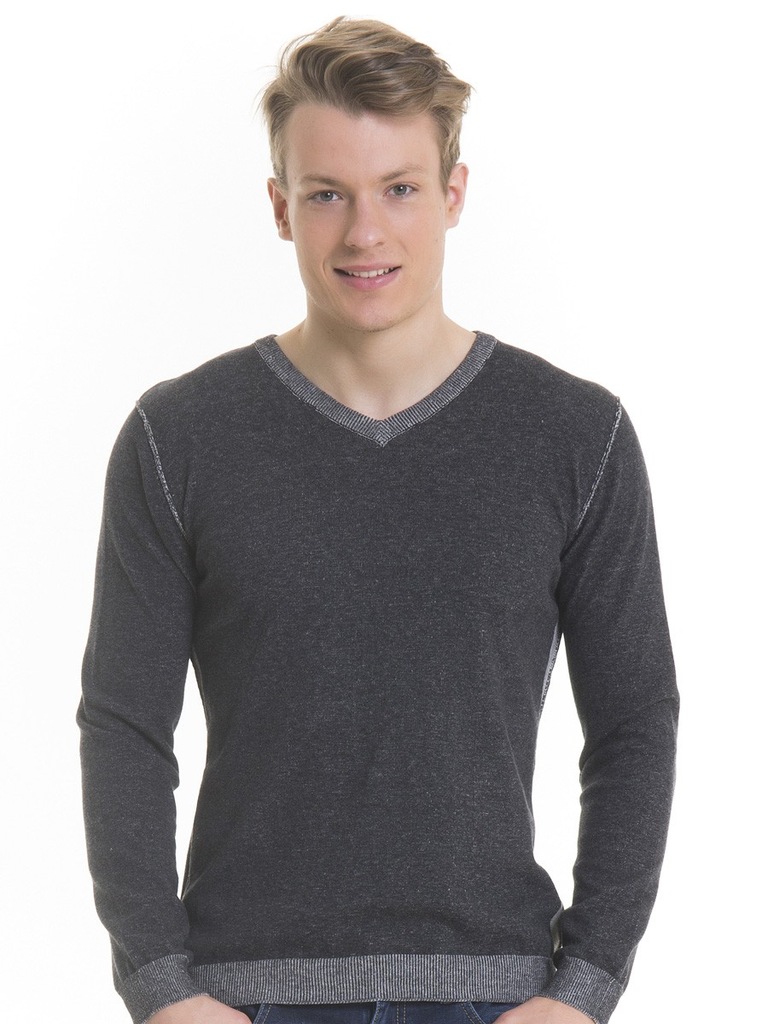 BIG STAR SWETER MĘSKI V-NECK CLARKE 990 L