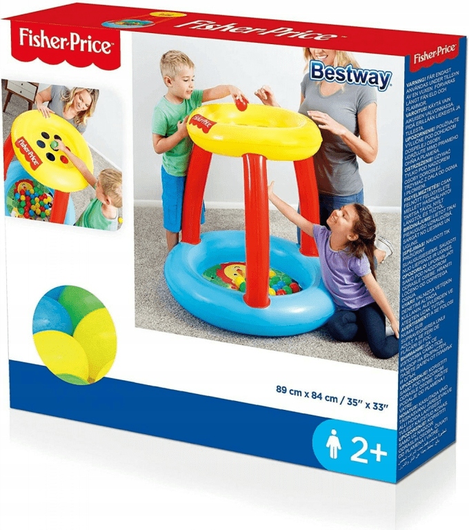 Basenik Fisher Price z daszkiem i piłkami Animal