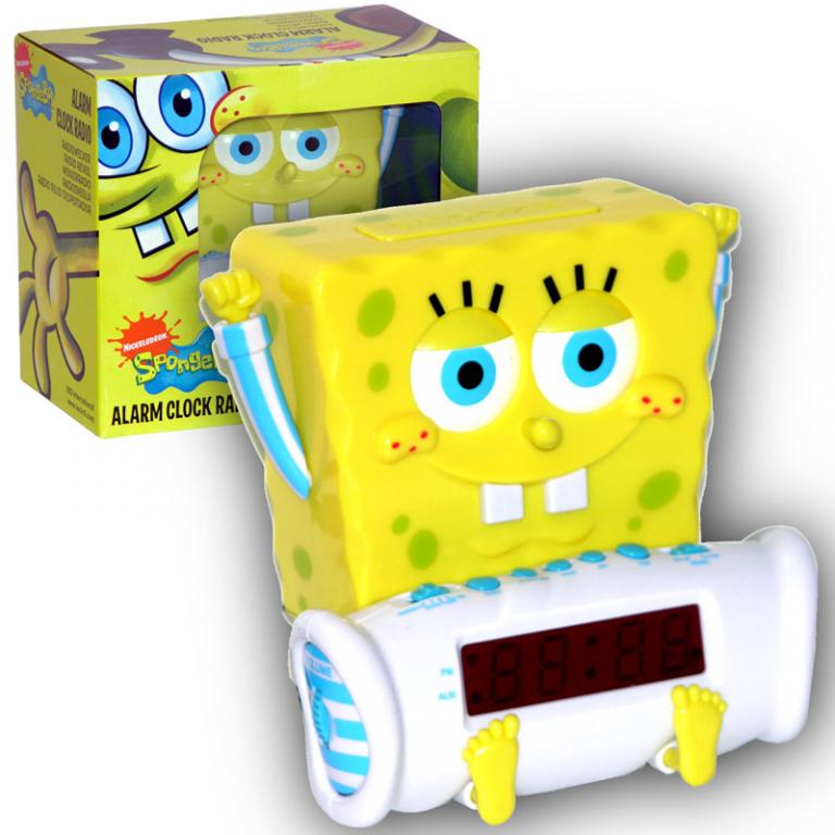 SPONGEBOB RADIO BUDZIK FM LCD BUDZIK PAN GĄBKA HIT