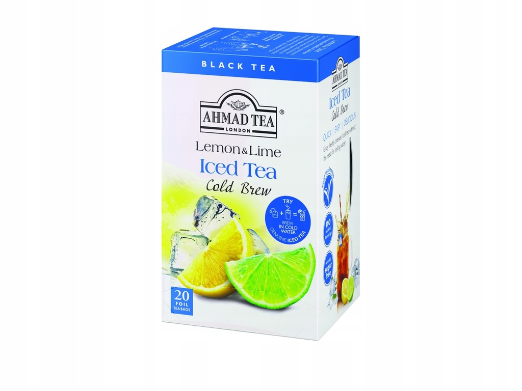 ICED TEA BLACK TEA LEMON & LIME 2,1g x 20 kope