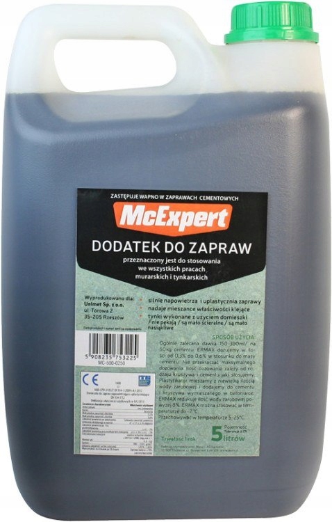 DODATEK ZAPRAW ZASTĘPUJĄCY WAPNO 5L