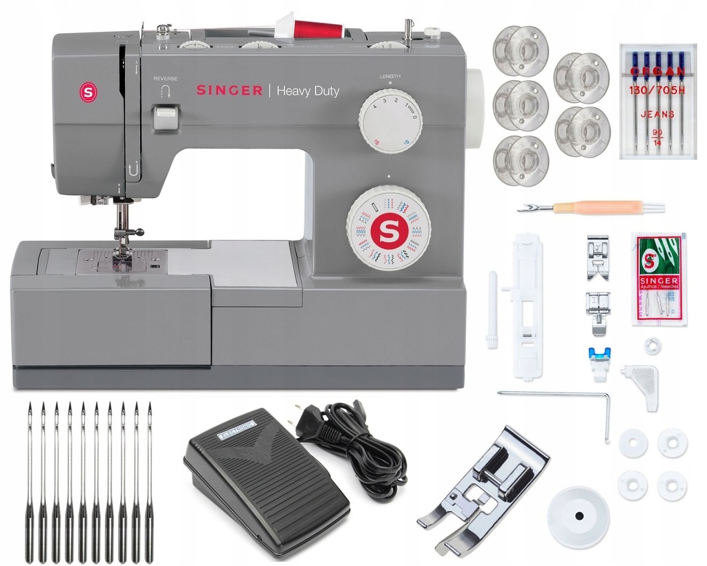 Maszyna do szycia SINGER 4432 Heavy Duty + GRATISY 7531897382