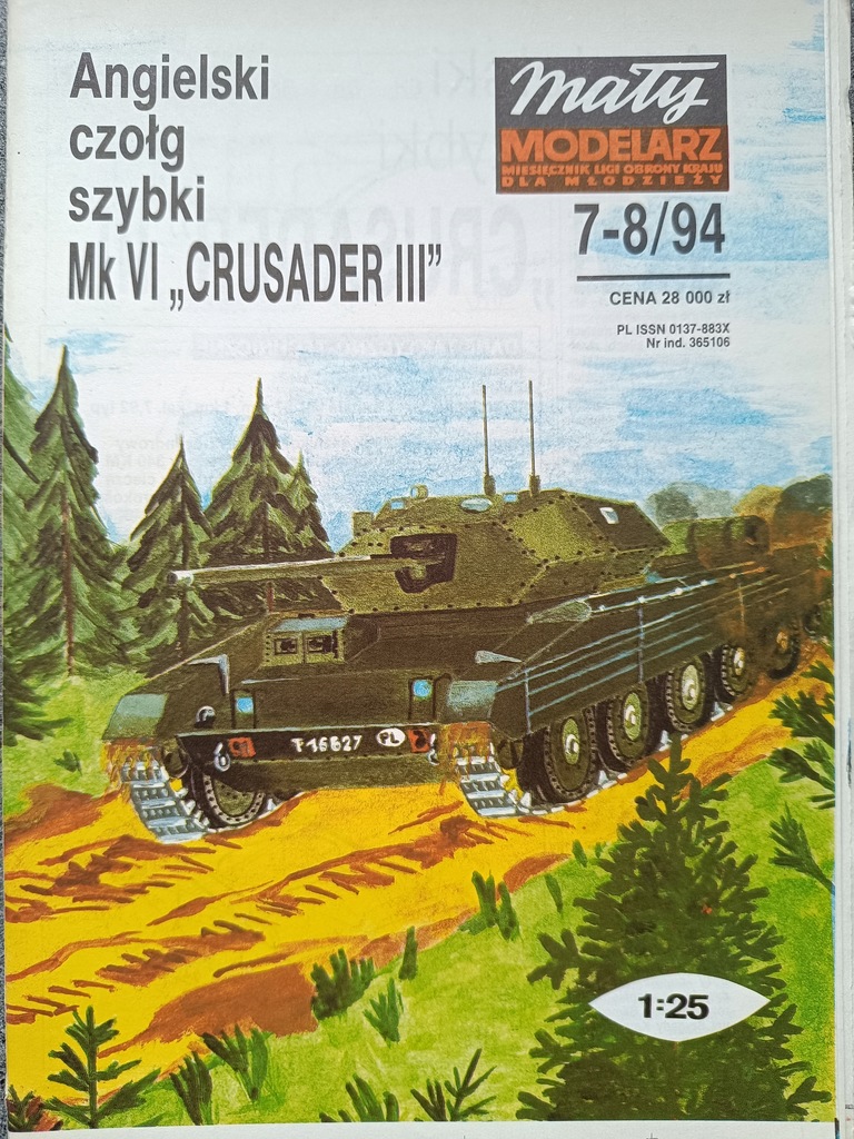 Mały Modelarz 7-8/1994 czołg Mk.VI Crusader III