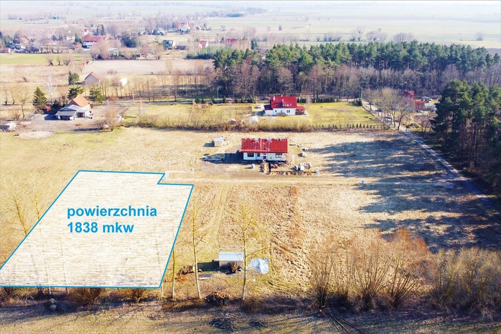 Działka, Ząbrowo, Stare Pole (gm.), 1838 m²