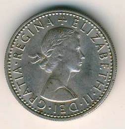 SIXS PENCE 1960 R.