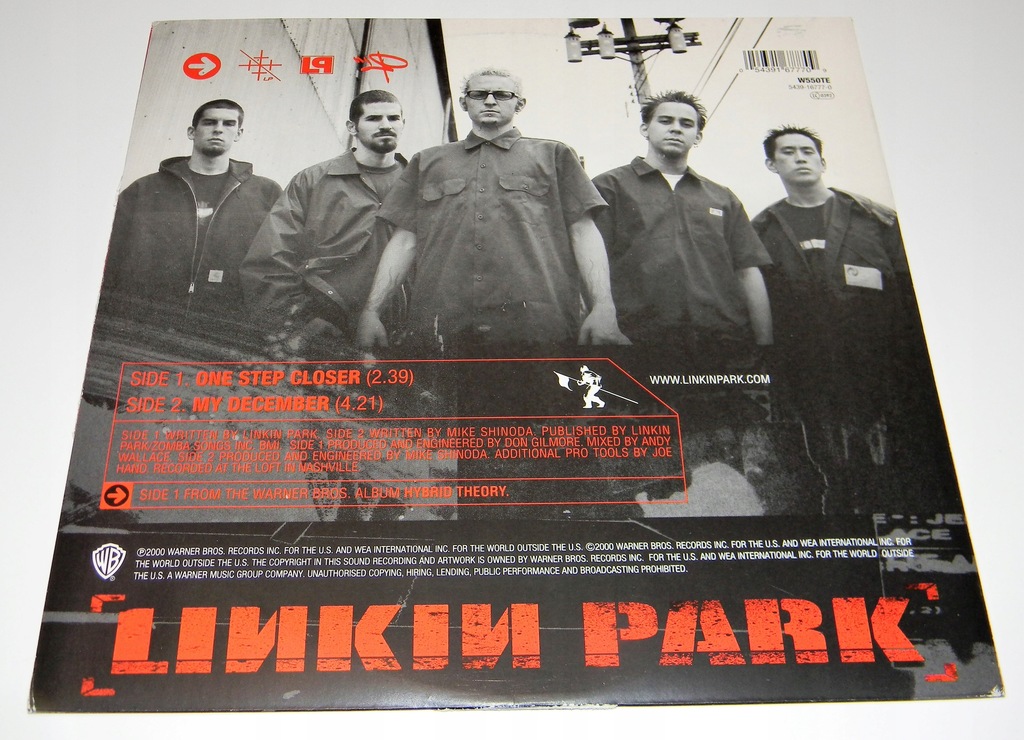 Купить Linkin Park - One Step Closer 2000 10 дюймов + ПОСТЕР: отзывы, фото, характеристики в интерне-магазине Aredi.ru