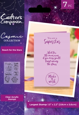 Stempel Cosmic Collection Sentiments Reach for the Stars (COS-CA-ST-RFTS)