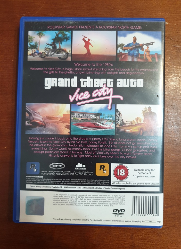 Купить GRAND THEFT AUTO VICE CITY PlayStation 2 PS2: отзывы, фото и ...