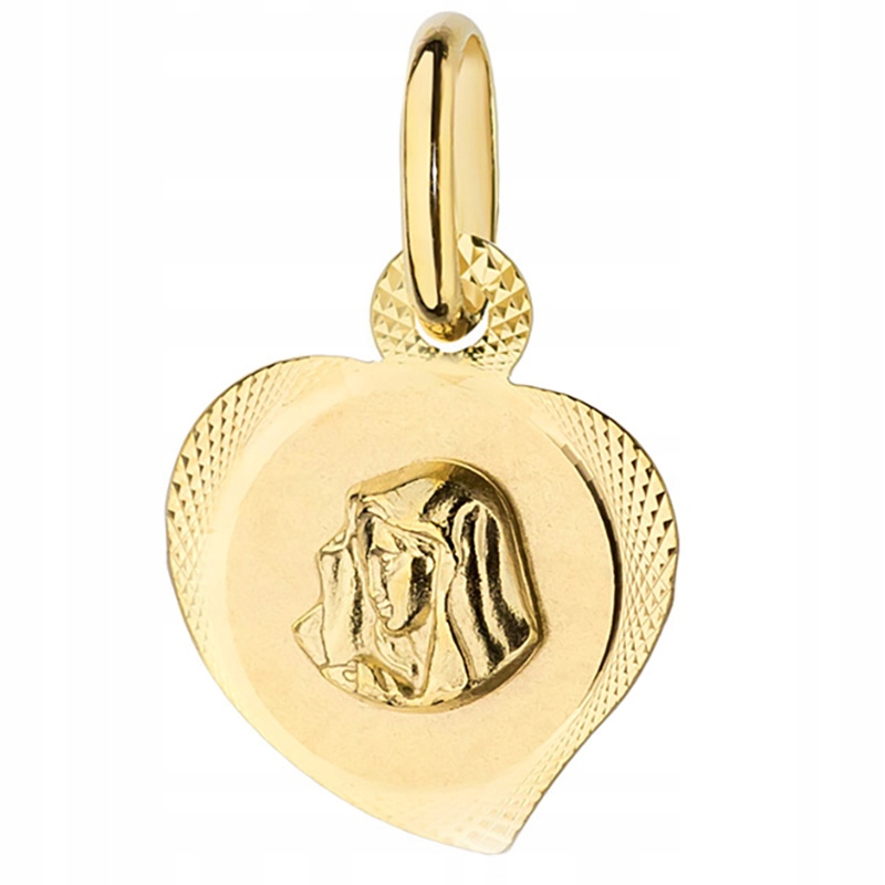 ZŁOTY MEDALIK MATKA BOSKA BOLESNA CHRZEST KOMUNIA