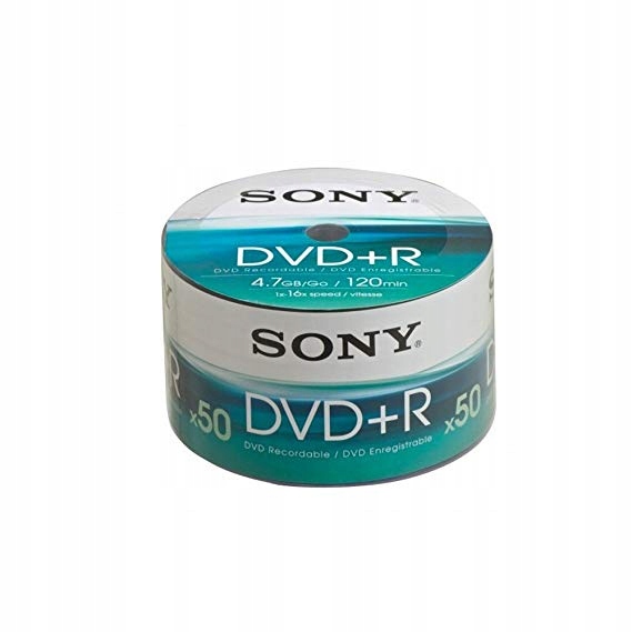 SONY DVD+R 4.7GB 16X SZPINDEL 50SZT 50DPR120BULK