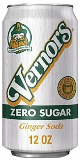 NAPÓJ VERNORS ZERO SUGAR GINGER SODA - 355ML - PROSTO Z USA