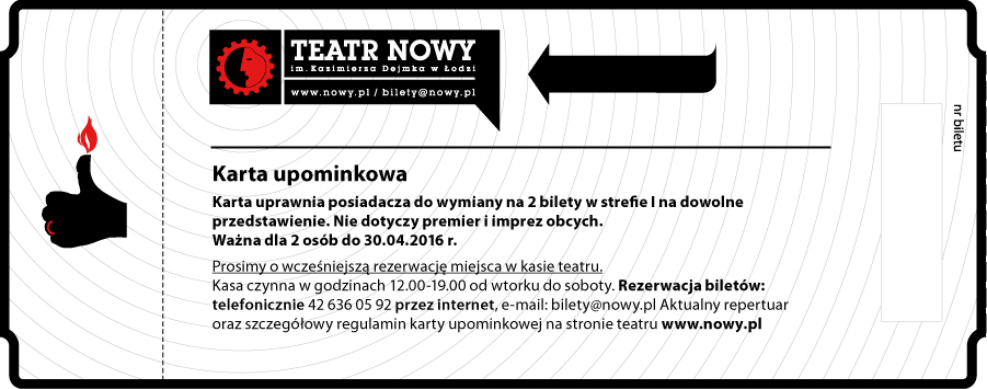 WOŚP - Teatr Nowy - zaproszenie