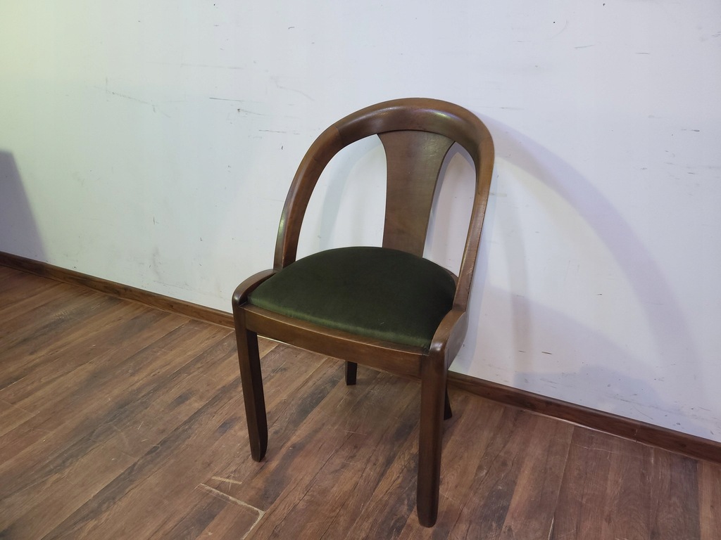 Piękne Krzesło ART DECO Nowe Obicie