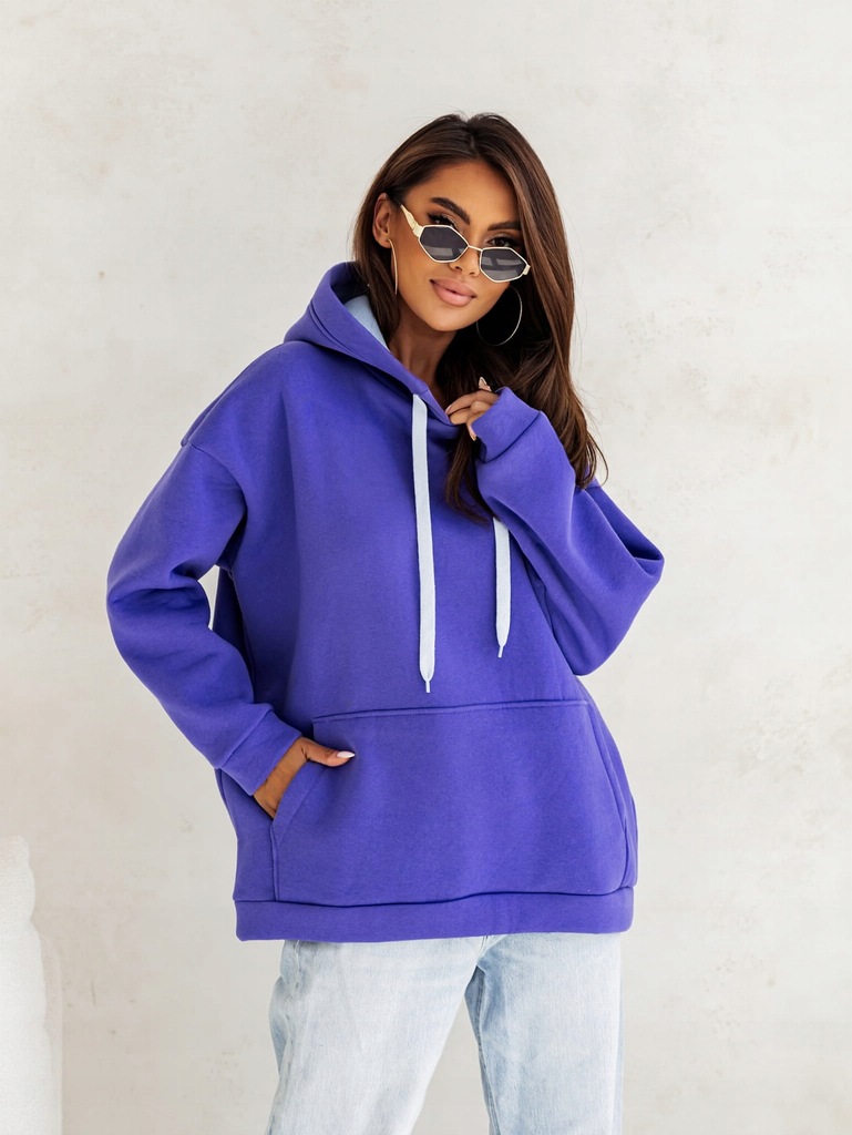 Bluza bawełniana SIMPLE idealna na jesienne i zimowe dni - S/M