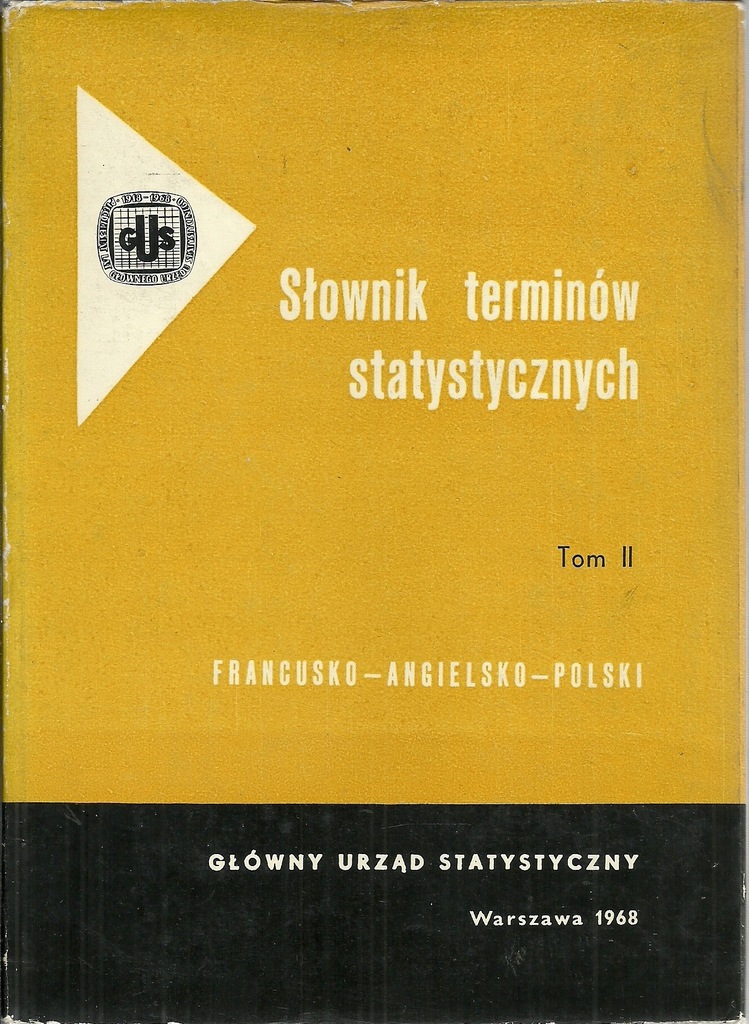 Słownik terminów statystycznych- franc-ang-polski