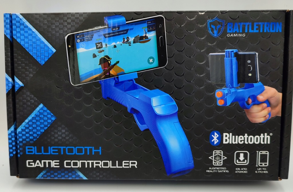 Pistolet do gry bluetooth Battletron kontrolerBlue