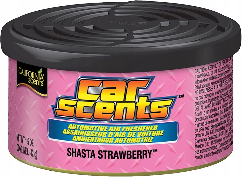 CALIFORNIA SCENTS CAR zapach SHASTA STRAWBERRY