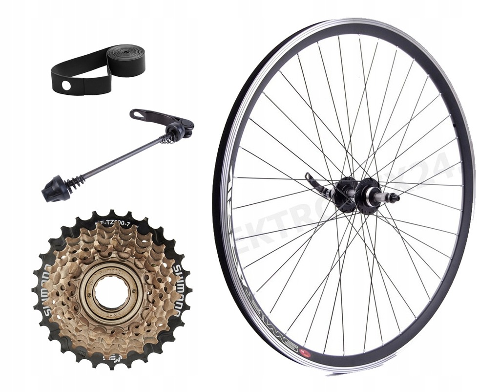Kolo 26 Tyl Tarcza Alu Wolnobieg Shimano 7 Rz 7937693282 Oficjalne Archiwum Allegro
