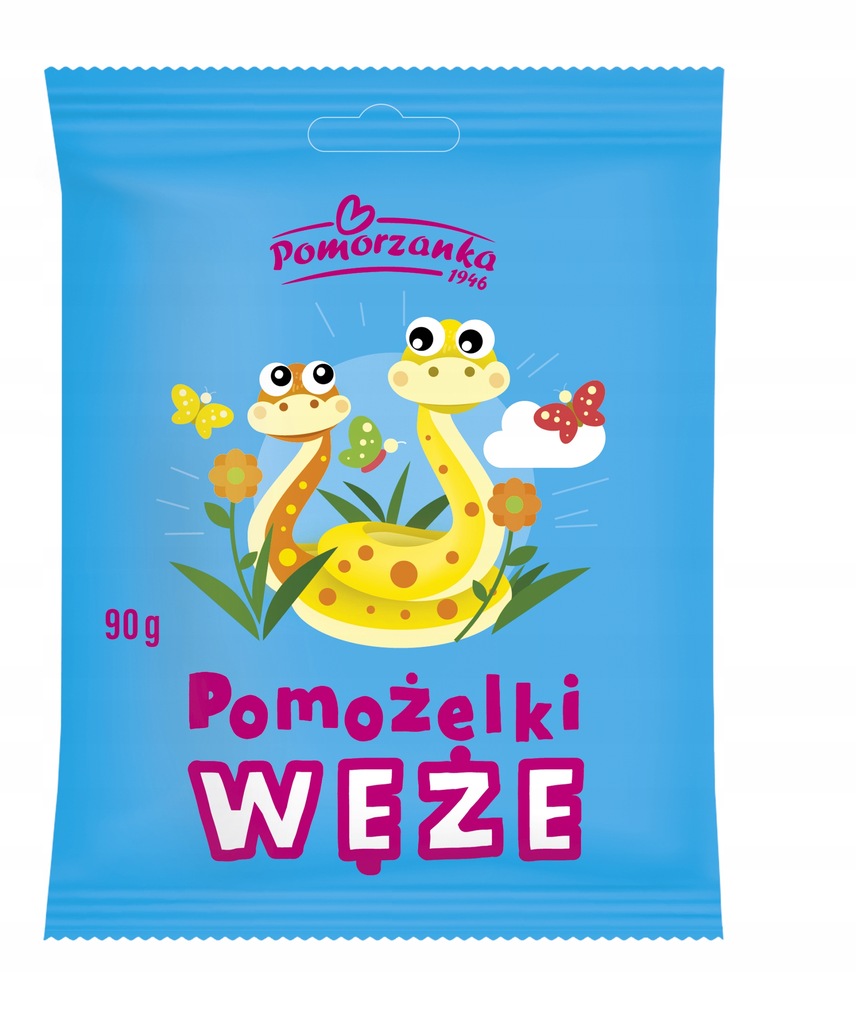 Żelki owocowe Pomożelki Węże 90g