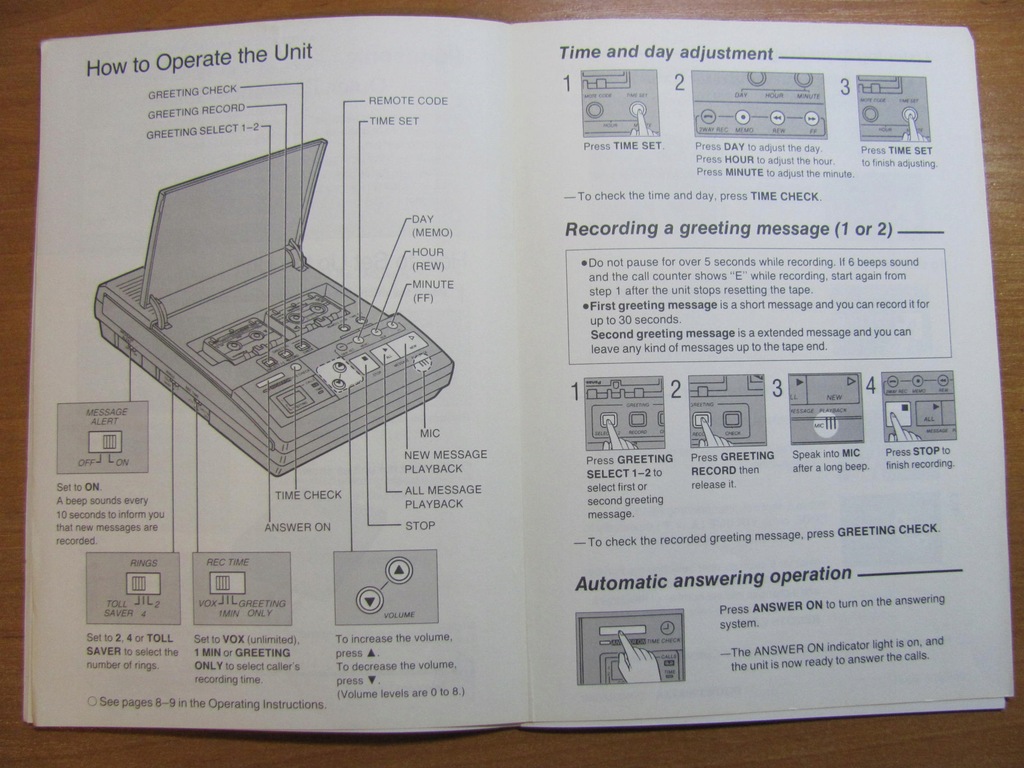 Купить Автоответчик - Panasonic KX-T5100: отзывы, фото, характеристики в интерне-магазине Aredi.ru