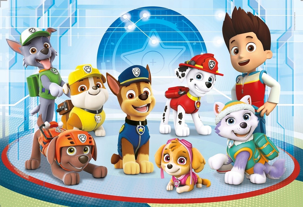 PUZZLE 24 el MAXI PSI PATROL SUPERCOLOR PAW PATROL