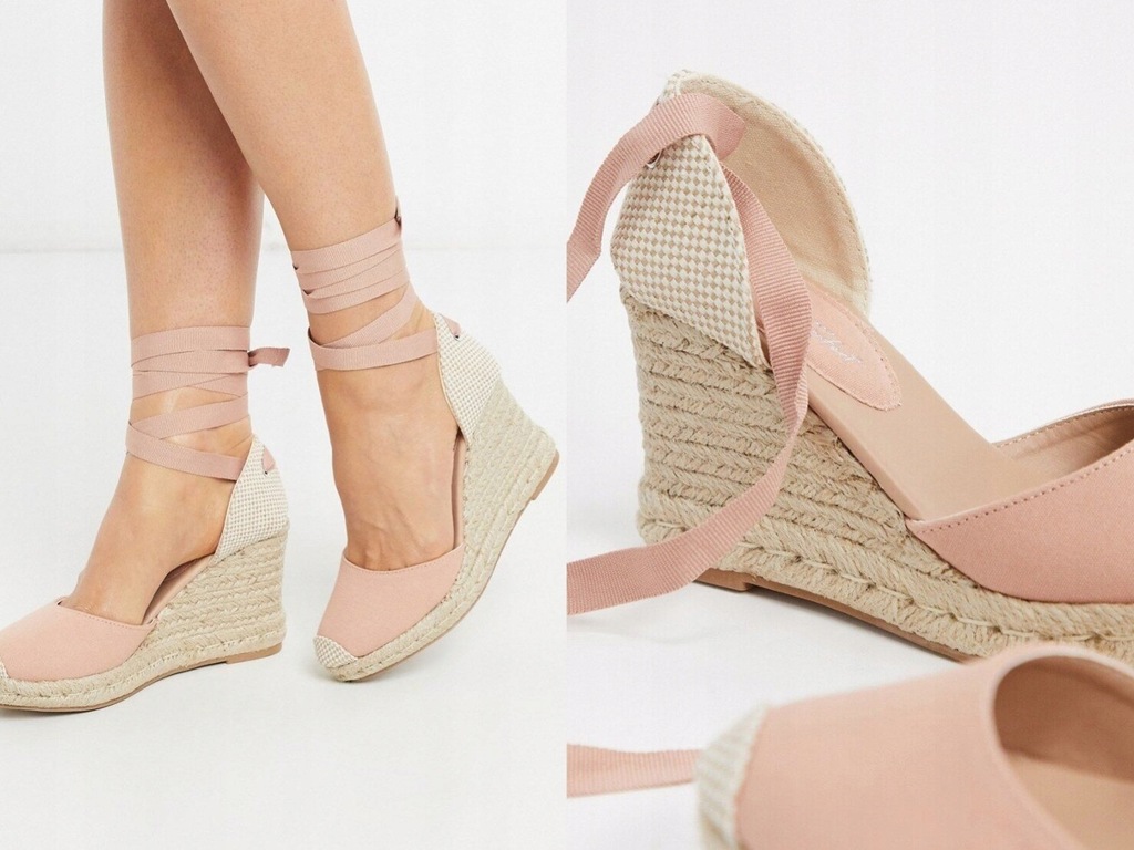 New Look Sandały na Koturnie Espadryle 39