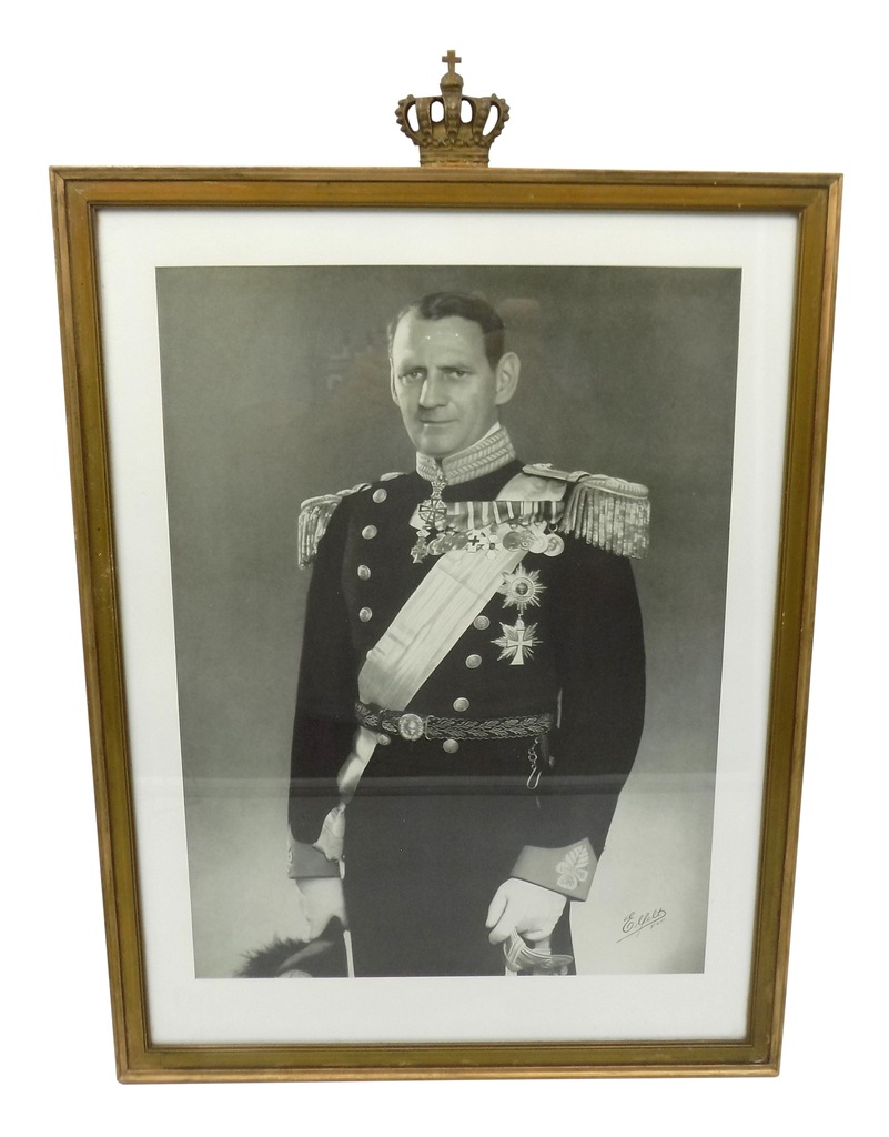 fotografia Fryderyk IX król Danii Ambasada Danii
