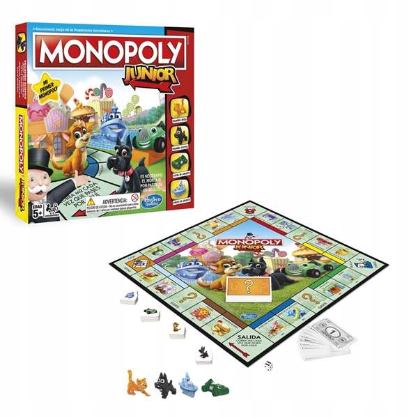 Gra Planszowa Monopoly Junior Hasbro (ES)