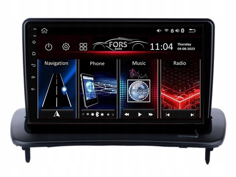 Radio Android FS-Max4 Volvo S40 C30 C70 4/32 CarPlay Android Auto 8-core