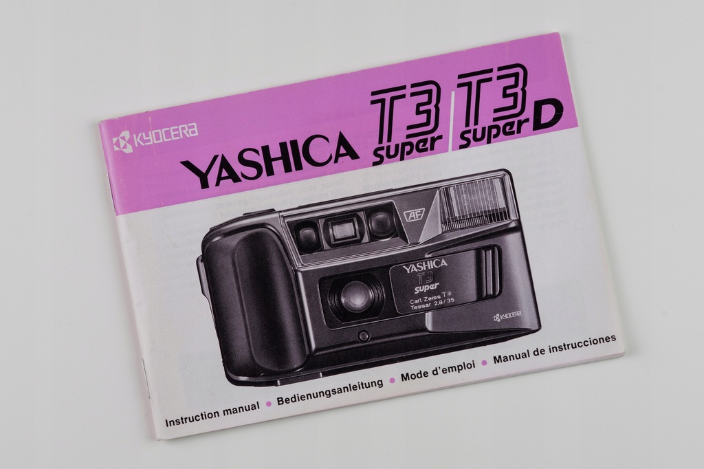 Instrukcja obsługi Yashica T3 SUPER / T3 SUPER D
