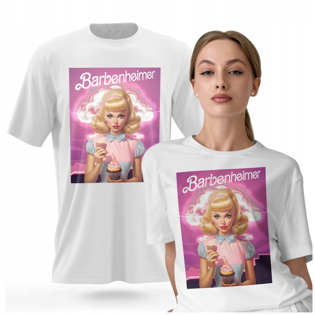 Koszulka Barbenheimer Barbie Damska