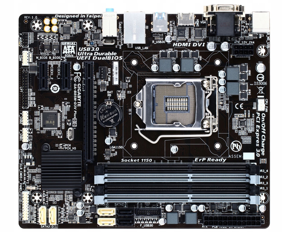 NOWA Płyta Gigabyte GA-B85M-D3V Plus LGA1150