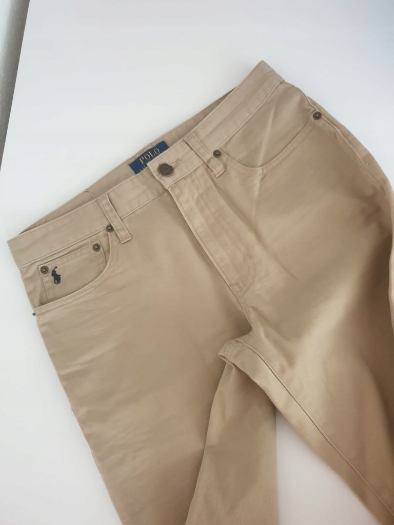 Beżowe spodnie rozmiar 164 nowe Ralph Lauren