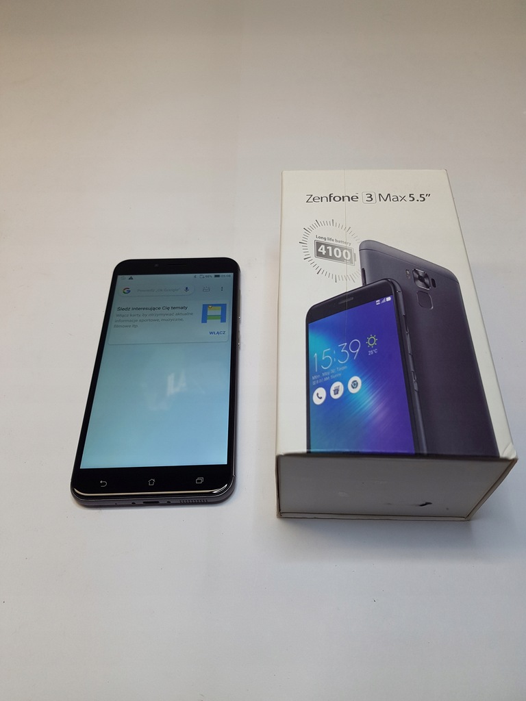 Smartfon Asus ZenFone 3 Max - uszkodzony