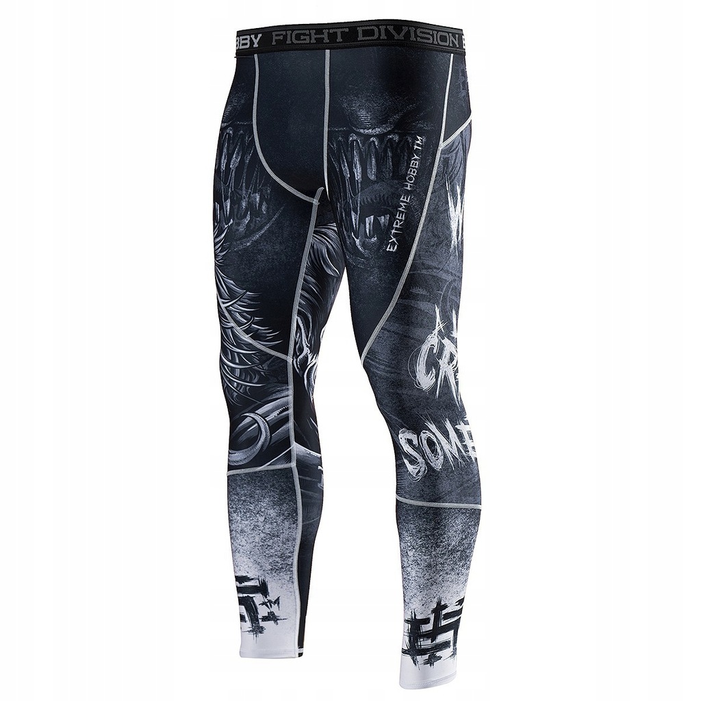 LEGGINSY MMA męskie PSYCHO CLOWN Extreme Hobby L