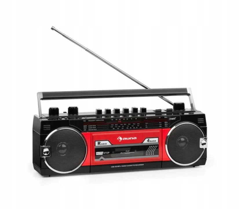 RADIO PRZENOŚNE OLD STYLE KASETA BT/USB/SD/AUX