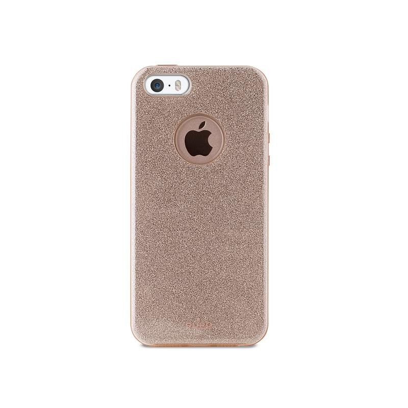 PURO Glitter Shine Cover ETUI iPhone SE 5s 5 GOLD