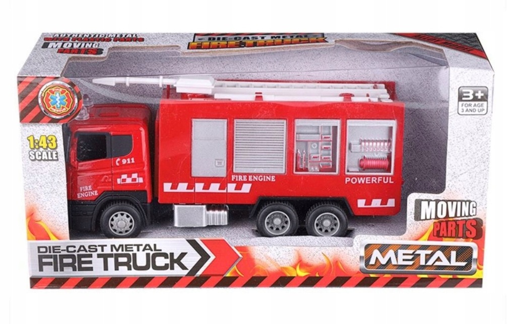 Model 1:43, Pojazd - wóz strażacki - 12664232334 - oficjalne archiwum ...