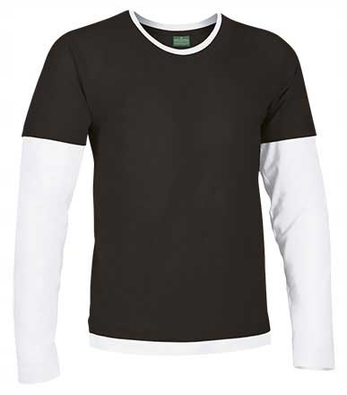 T-shirt koszulka długi rękaw DENVER czarna XXL