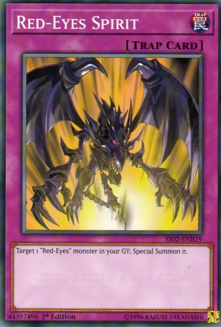 Karta YU-GI-OH -Red-Eyes Spirit