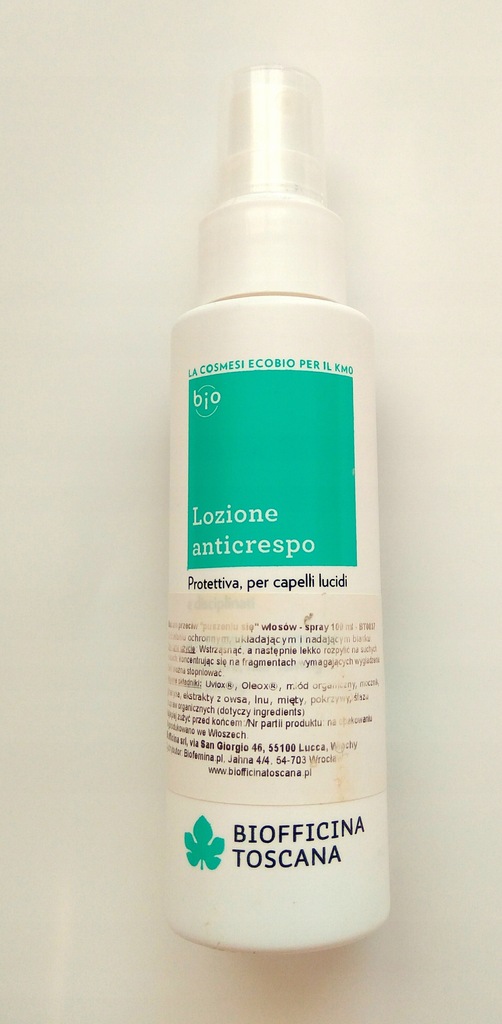 Biofficina Toscana Sprey przeciw puszeniu włosów