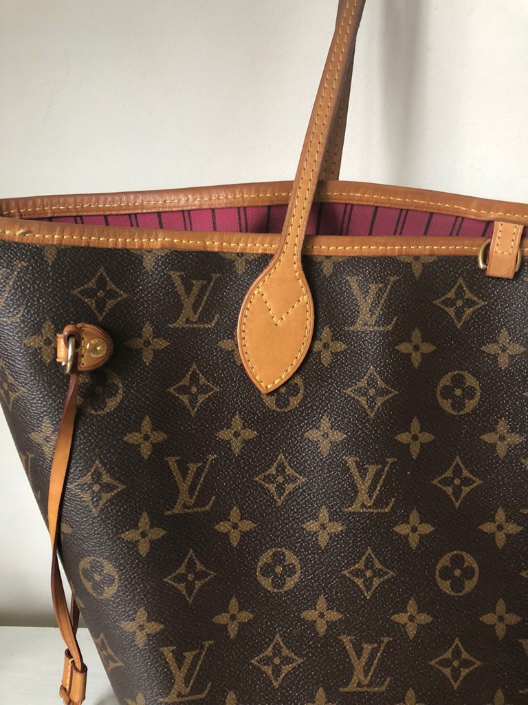 LOUIS VUITTON NEVERFULL GM TOREBKA 100% ORYGINAŁ - 6844841162 - oficjalne  archiwum Allegro