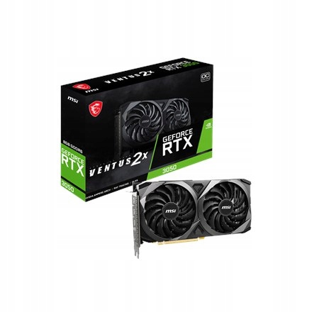 MSI GeForce RTX 3050 VENTUS 2X 8G OC NVIDIA, 8 GB,