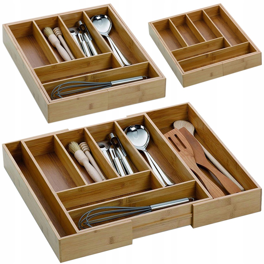 Regulowany wkład do szuflady organizer na sztućce - 7799531788